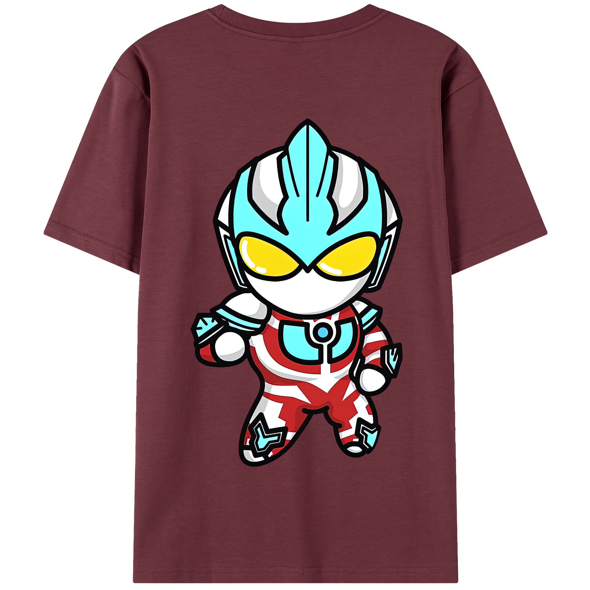 （画像用） ウルトラマン Ultraman 綿100％半袖Tシャツ（背面プリント）